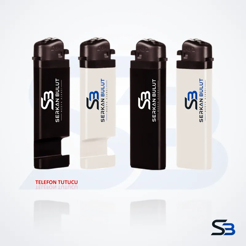 Promosyon Standlı Taşlı Çakmak (Telefon Tutuculu) – SBM-C500